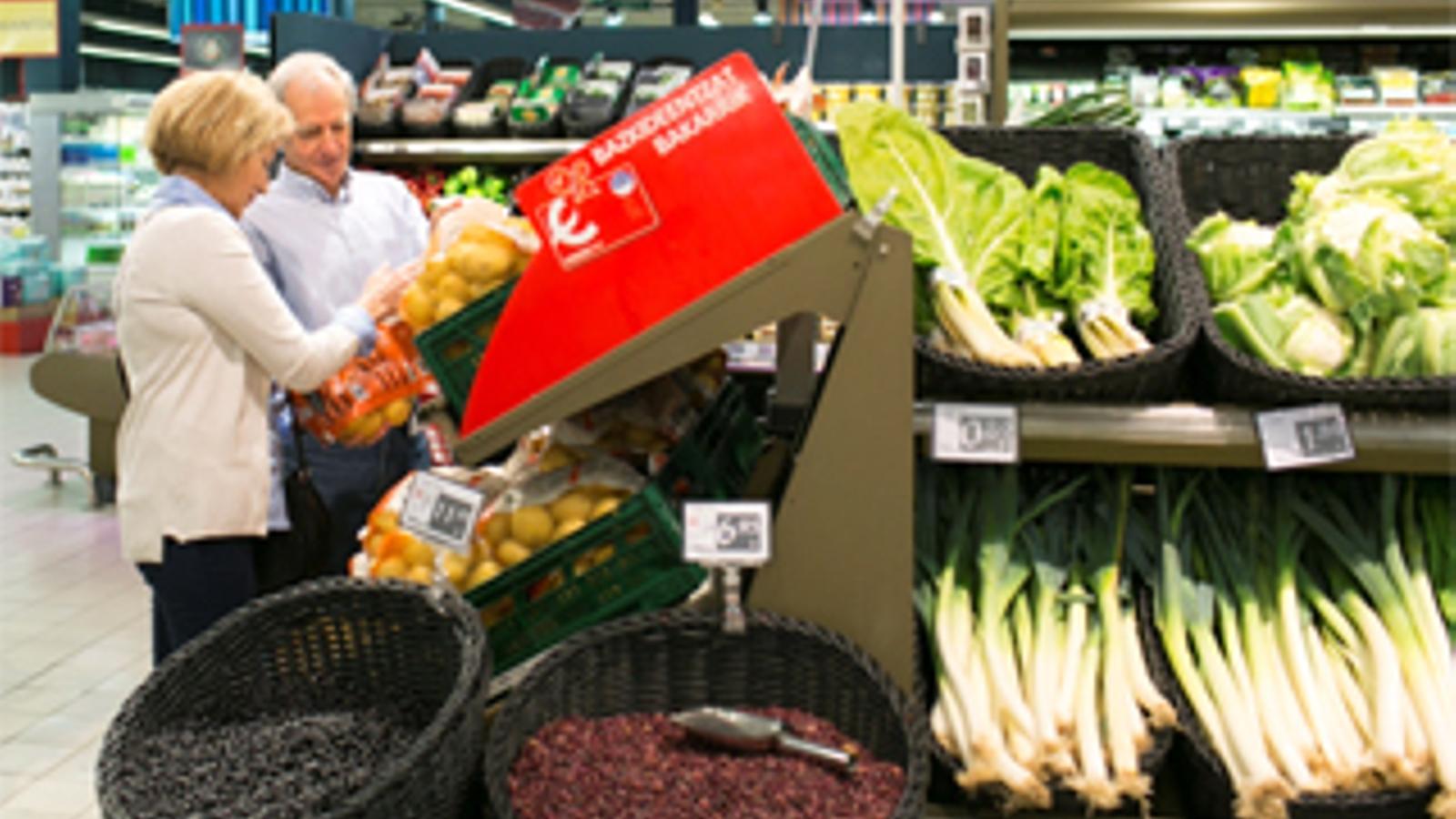 Eroski aumenta el 9% las compras de frescos a proveedores vascos