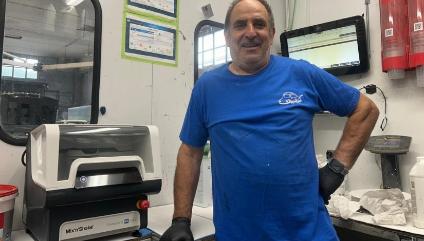 Autogain, primer taller CertifiedFirst en incorporar el sistema de mezcla automatizado PPG Mix'n'Shake
