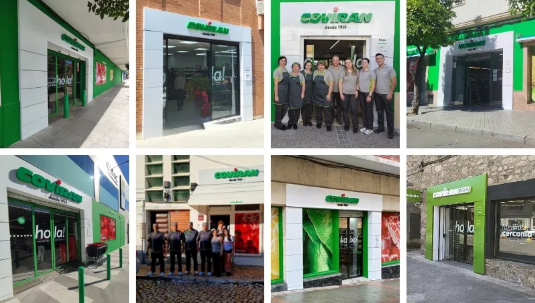 Covirán abre ocho supermercados en España y Portugal en el mes de mayo