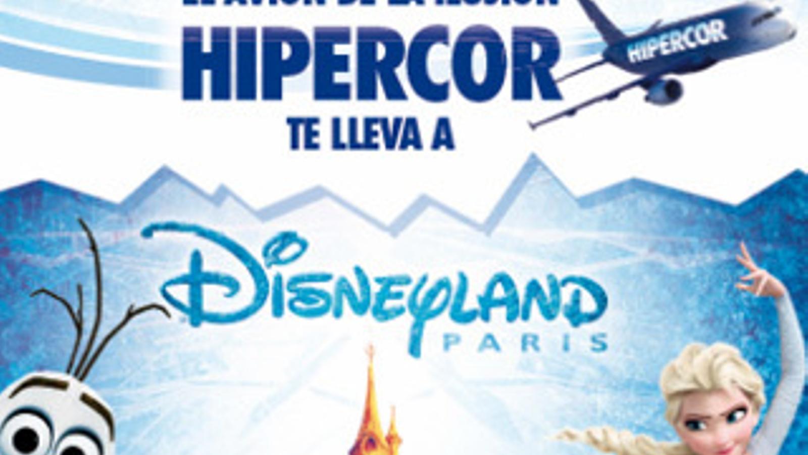 Hipercor regala viajes a Disneyland Paris