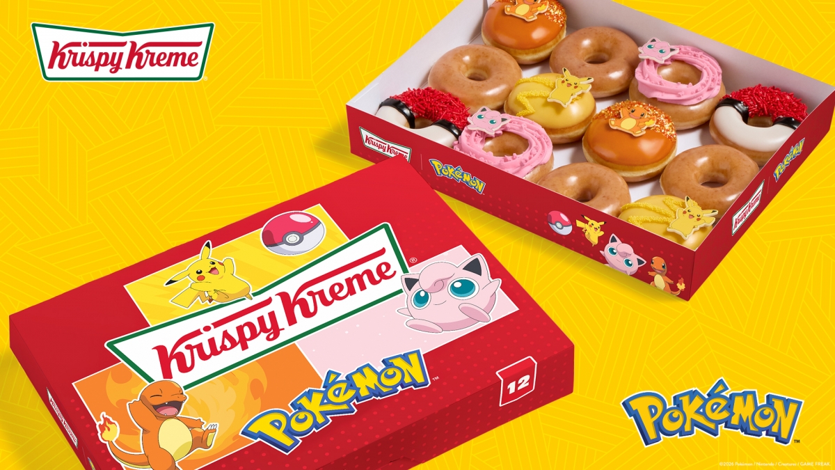 Krispy Kreme lanza una edición especial con Pokémon con cuatro sabores