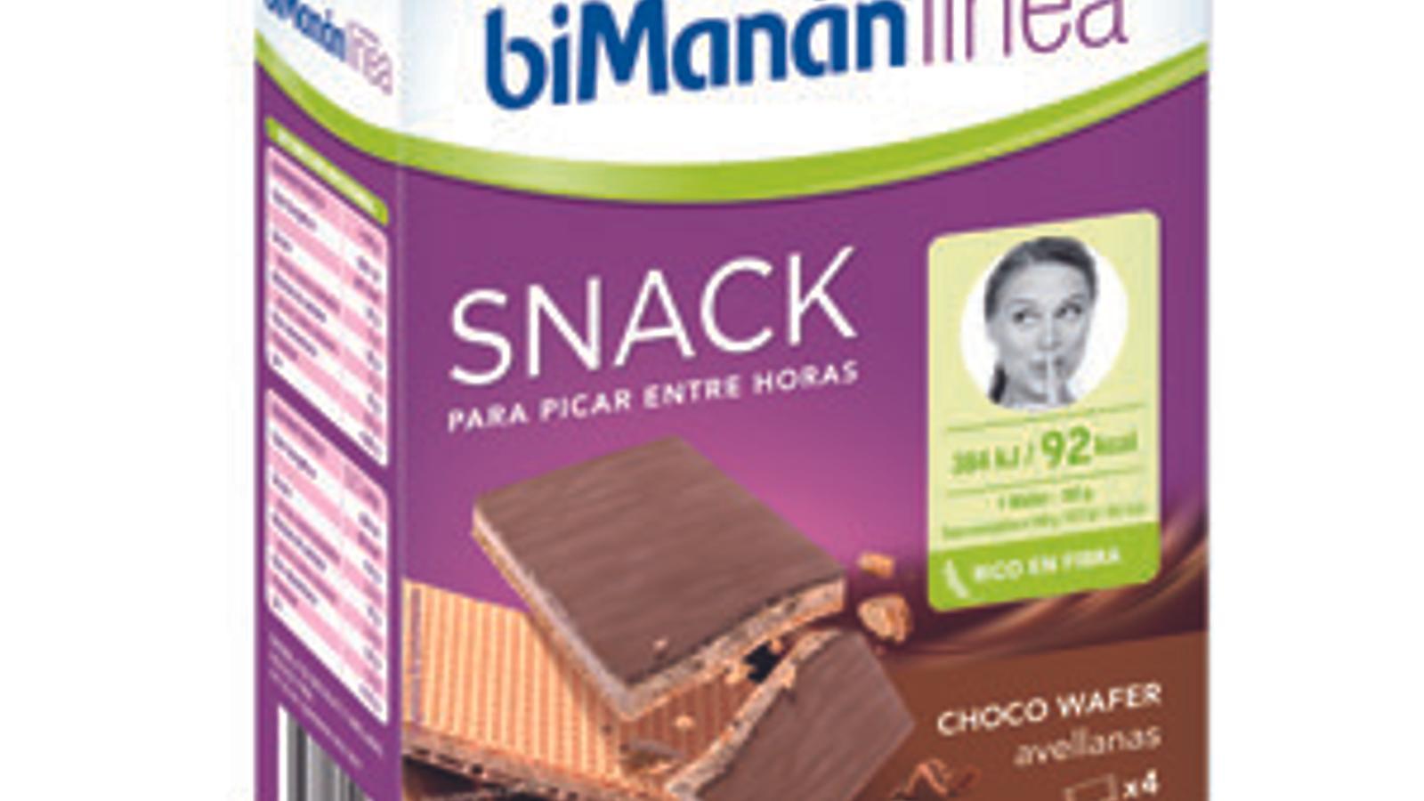 biManán Línea Choco Wafer avellanas - 
