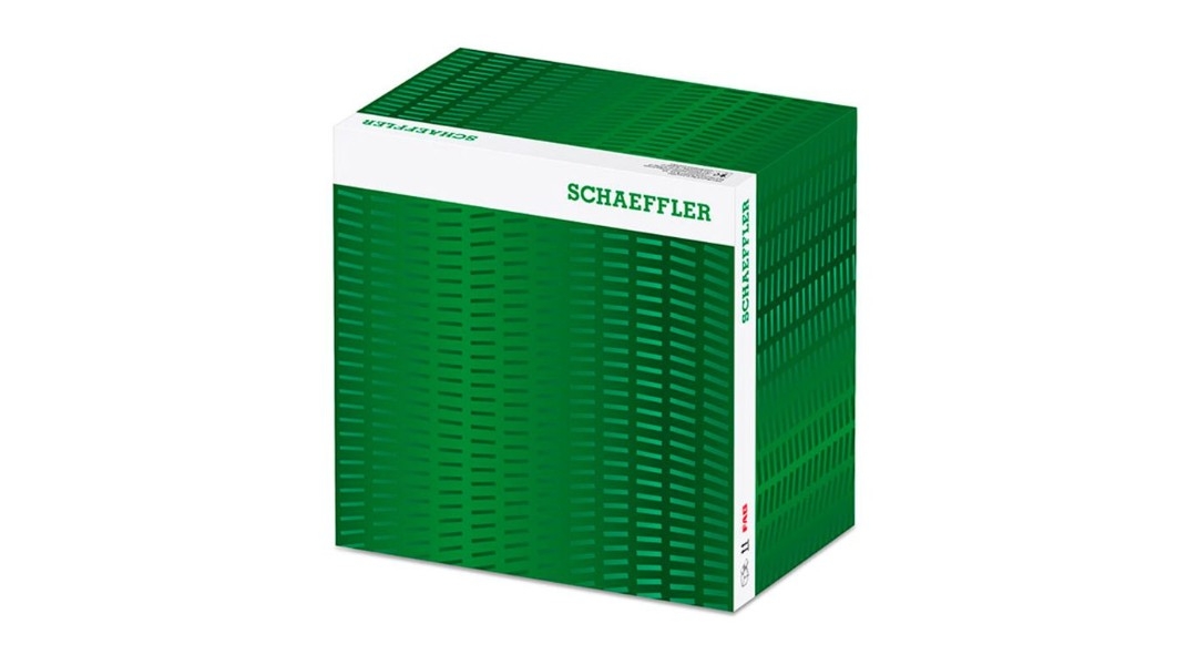 Apariencia del nuevo empaquetado de Schaeffler a partir del segundo trimestre de 2027.