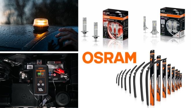 Osram estrena en Automechanika Frankfurt dos lámparas LED homologadas y limpiaparabrisas con nanotecnología