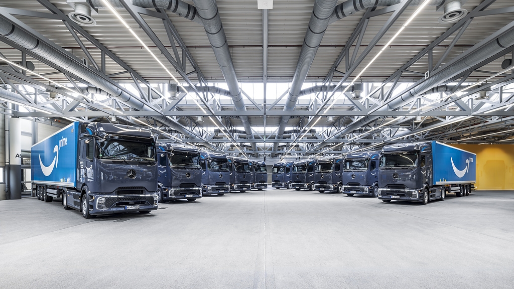 Amazon pone en ruta sus primeros eActros 600 eléctricos en Alemania