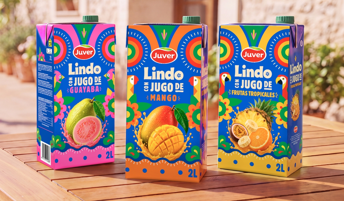 Juver presenta Lindo, una nueva gama de jugos inspirada en los sabores de Latinoamérica