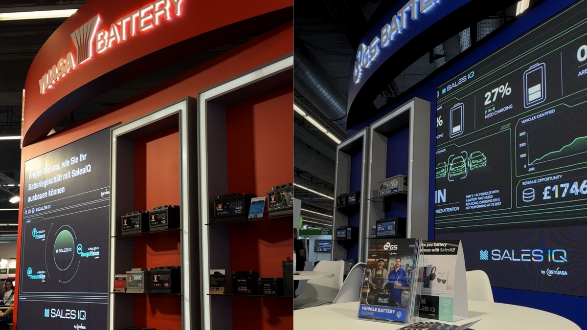 GS Yuasa aprovecha Automechanika Frankfurt para presentar SalesIQ, su herramienta para baterías de ayuda al taller