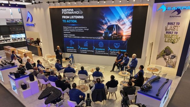 Sampa Forward: la plataforma estratégica para su crecimiento global que Sampa presentó en Automechanika Frankfurt 