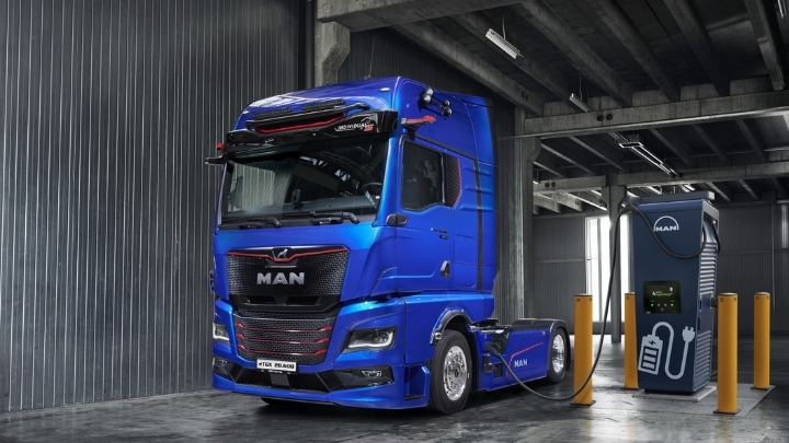 El MAN TGX eléctrico.