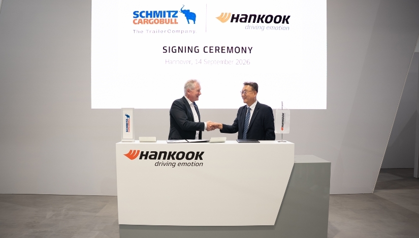 Hankook y Schmitz Cargobull acuerdan el suministro de neumáticos de equipamiento original para remolques