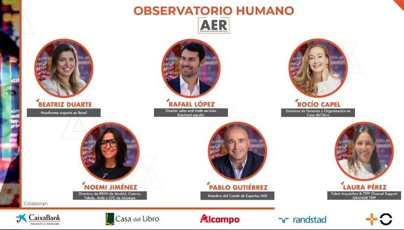 Cartel de participantes en el Observatorio Humano AER.