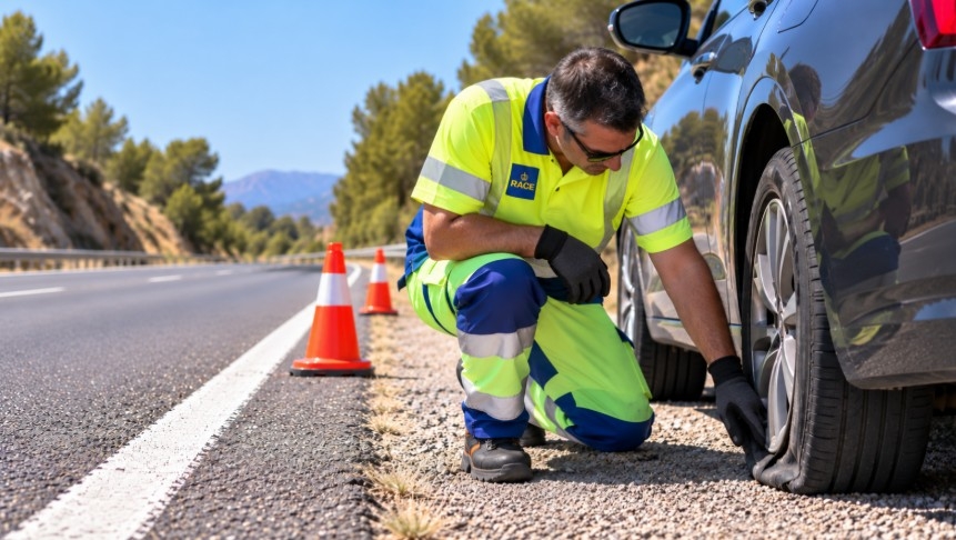 Más de tres de cada cuatro averías en verano fueron por problemas en el motor, neumáticos y baterías