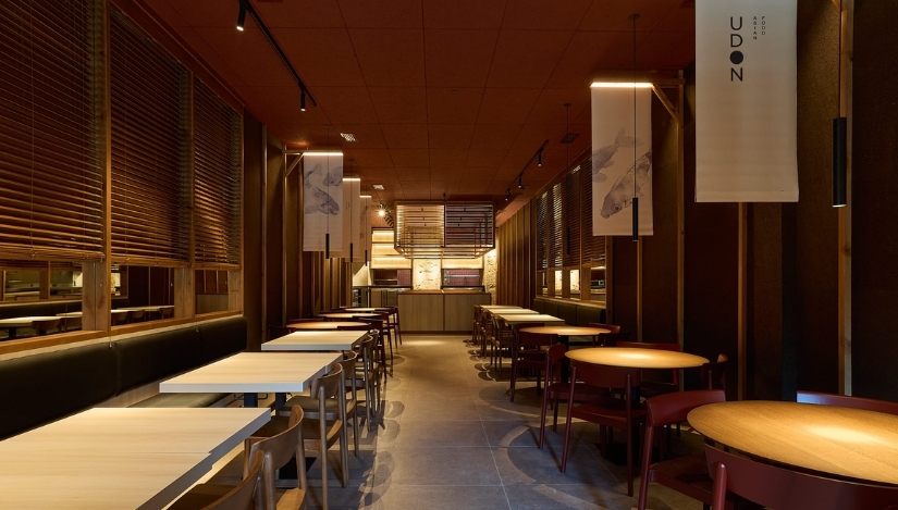 Interior del nuevo UDON de A Coruña.