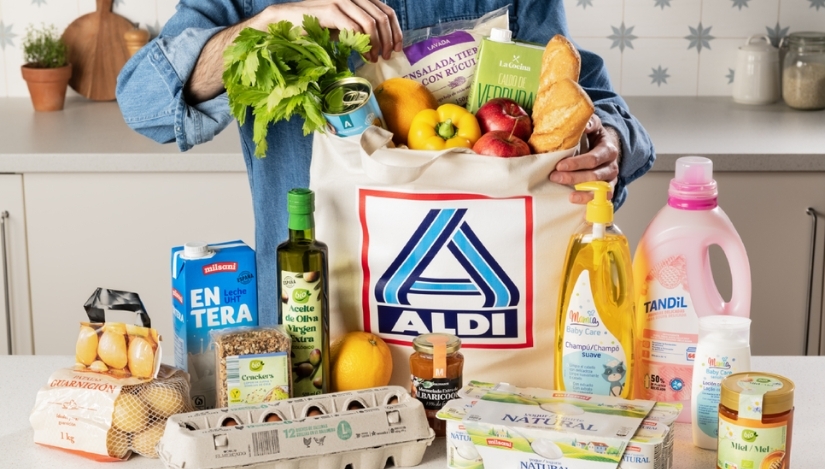 Aldi alcanza 7,36 millones de compradores de sus marcas propias