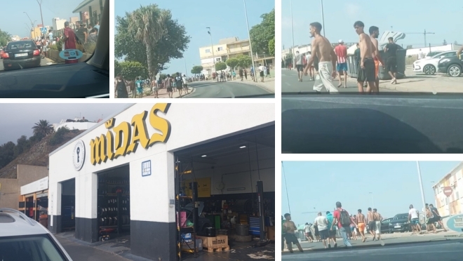 Talleres en la zona cero de Ceuta: 