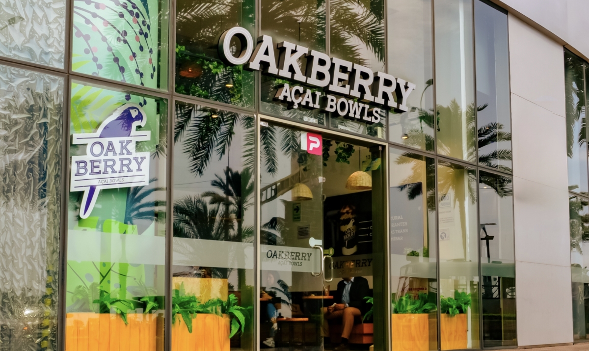 Oakberry, la cadena de restauración brasileña que ya suma 67 establecimientos en España