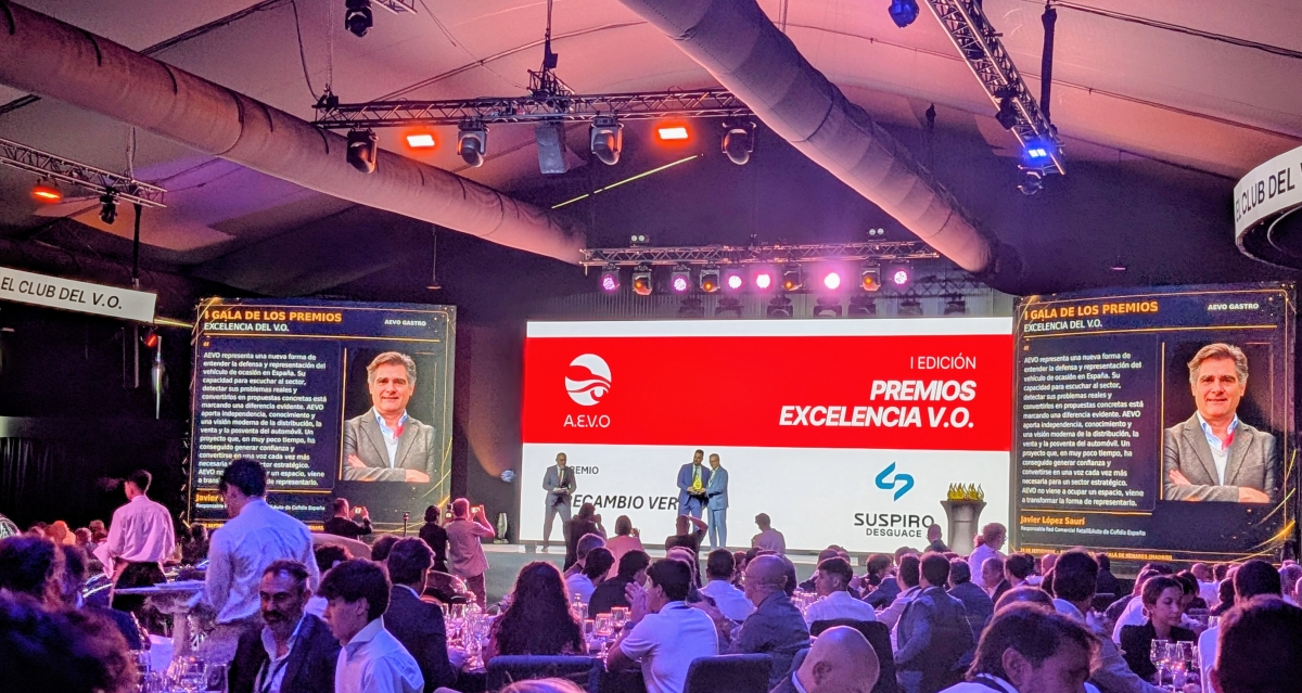 A.E.V.O. reivindica el valor de las empresas del vehículo de ocasión con sus primeros Premios Excelencia V.O.