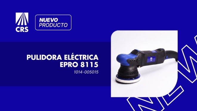 CRS presenta su pulidora eléctrica roto-orbital de 15 milímetros EPRO 8115 