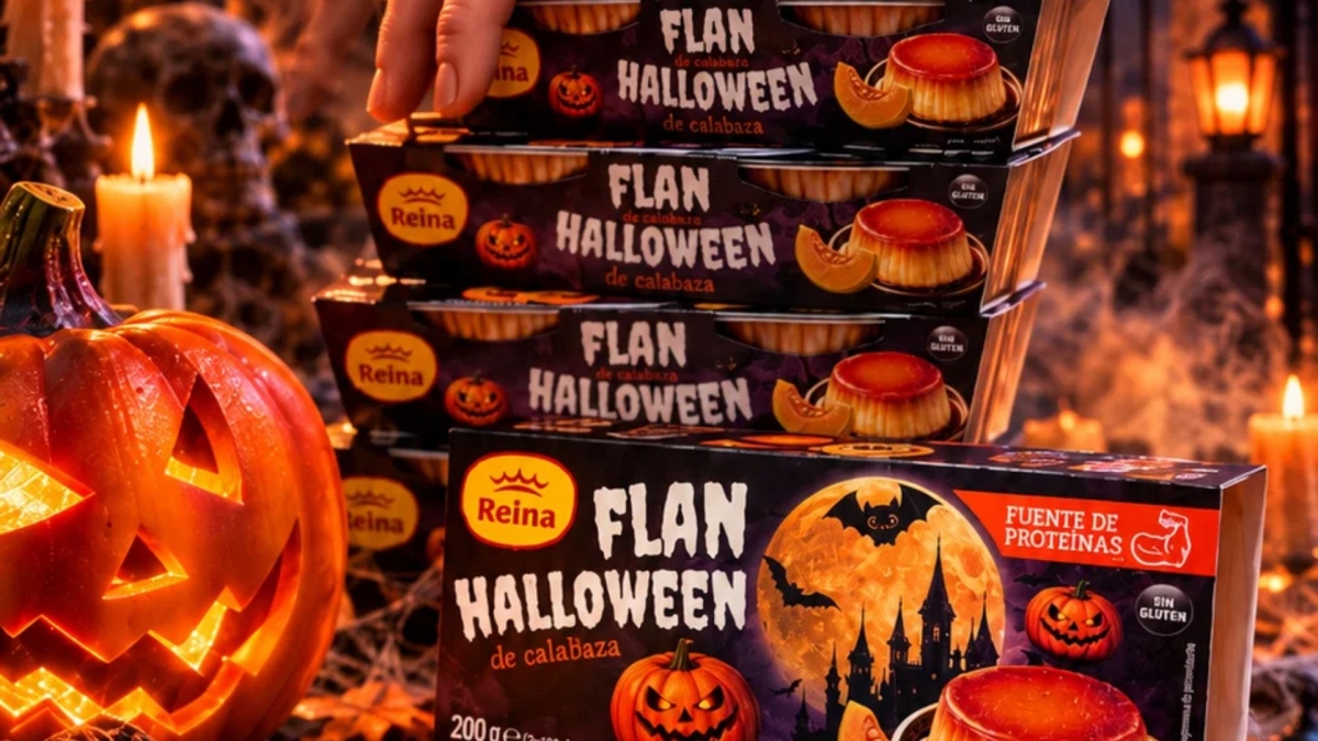 Reina entra en el otoño con el lanzamiento de Flan Halloween de calabaza