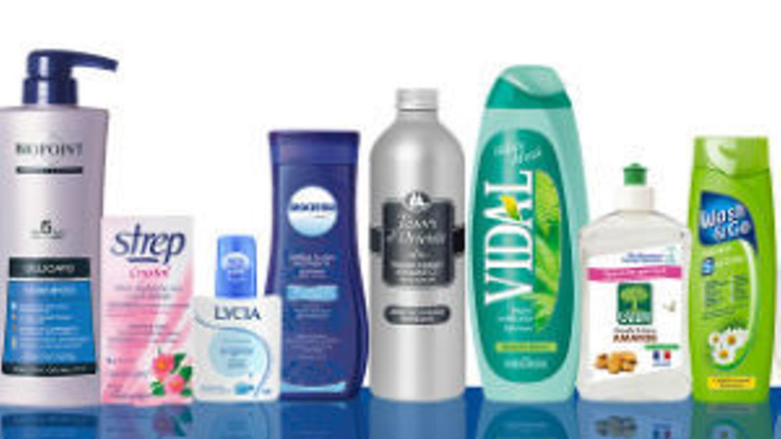 Algunos productos que distribuye el grupo italiano Sodalis - 