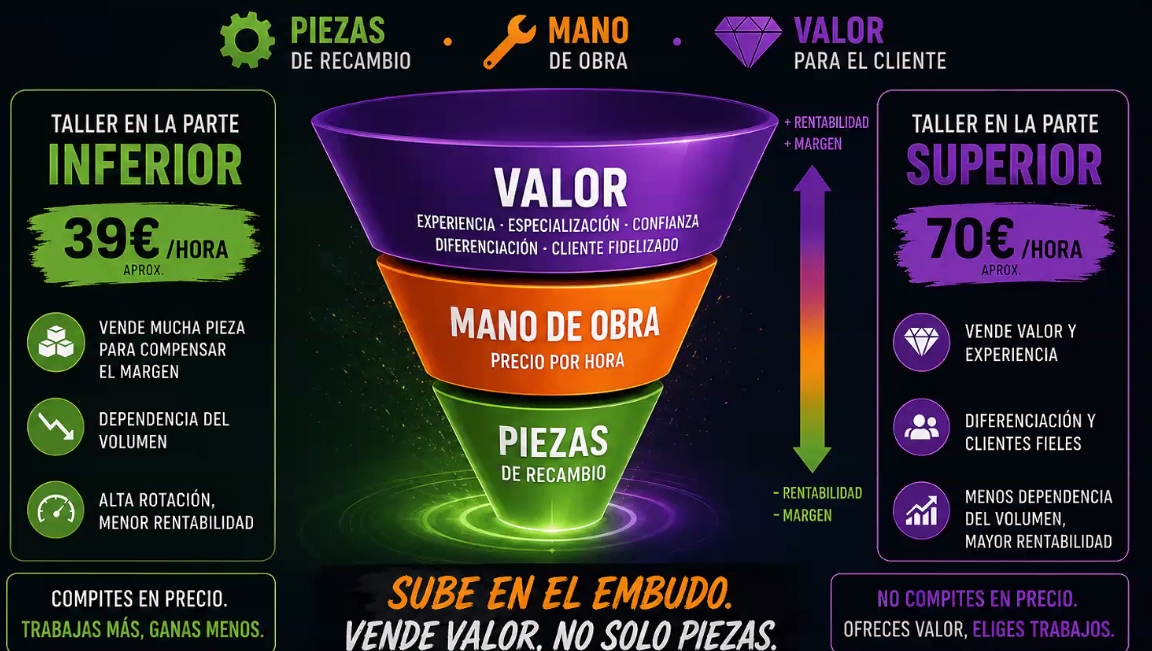 Principales diferencias y consecuencias entre un precio hora de mano de obra bajo y uno elevado.