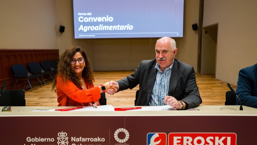 Eroski y el Gobierno de Navarra impulsan el sector agroalimentario de esta región