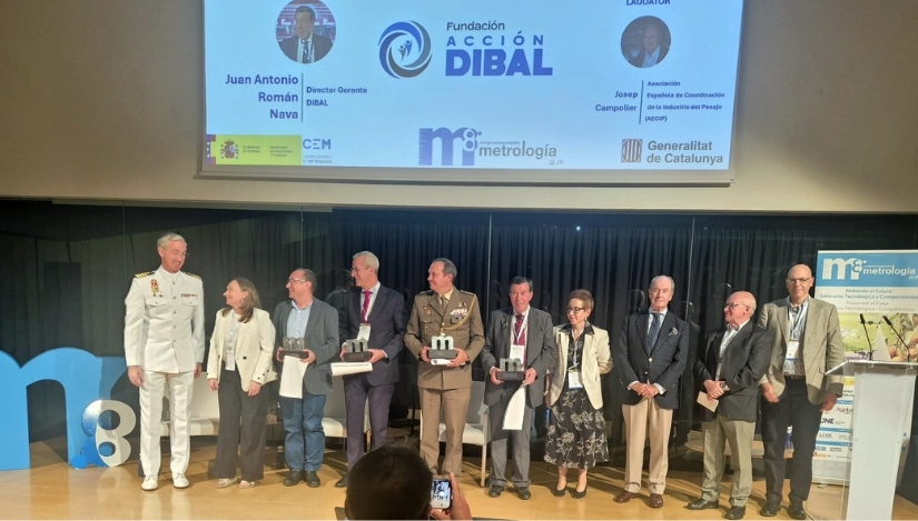 Dibal recibe la Distinción Manuel Cadarso a la trayectoria en Metrología por sus 40 años en el mercado