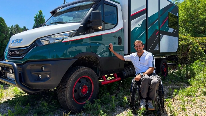 El atleta paralímpico Diego Gastaldi, nuevo embajador de Iveco