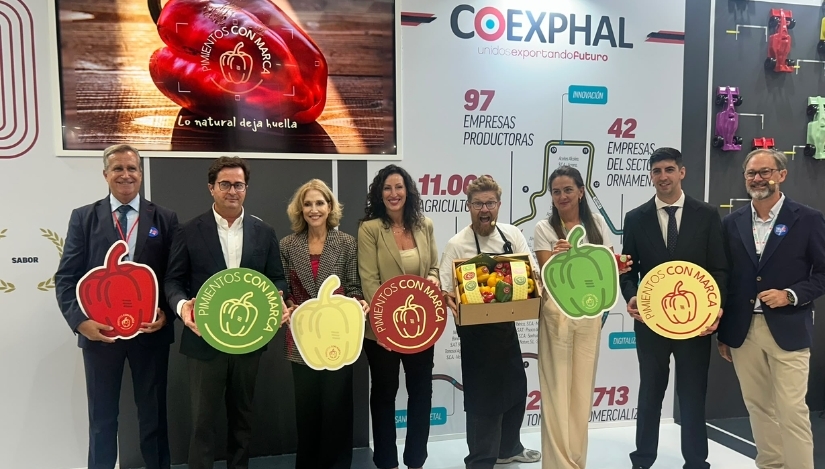 La campaña 'Pimientos con Marca' se promociona en Fruit Attraction con degustaciones