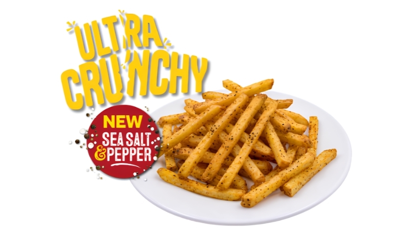Lutosa amplía su gama Ultracrunchy con las nuevas patatas fritas Sea Salt & Pepper