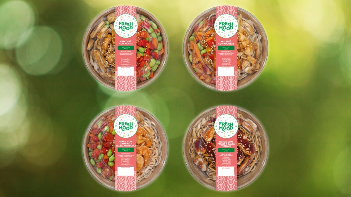 Freshmood amplía su oferta con cuatro nuevos platos calientes de inspiración asiática