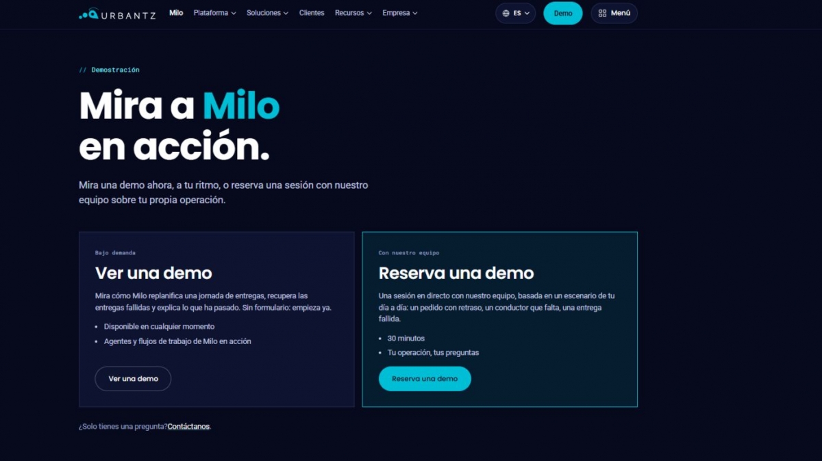 Urbantz lanza Milo y sitúa a los agentes de IA en el centro de las operaciones de entrega de última milla