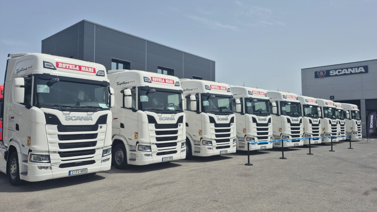 Estela Trans incorpora 17 nuevas tractoras Scania S 500