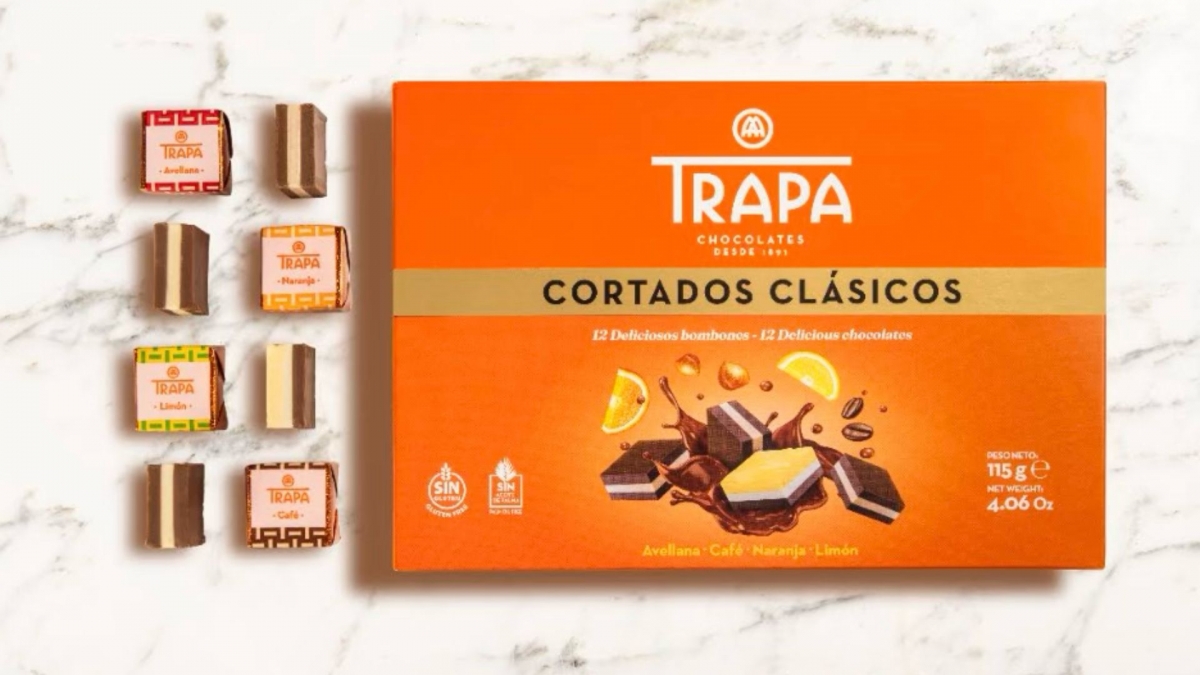 Trapa renueva el packaging de sus bombones y turrones por su 135 aniversario
