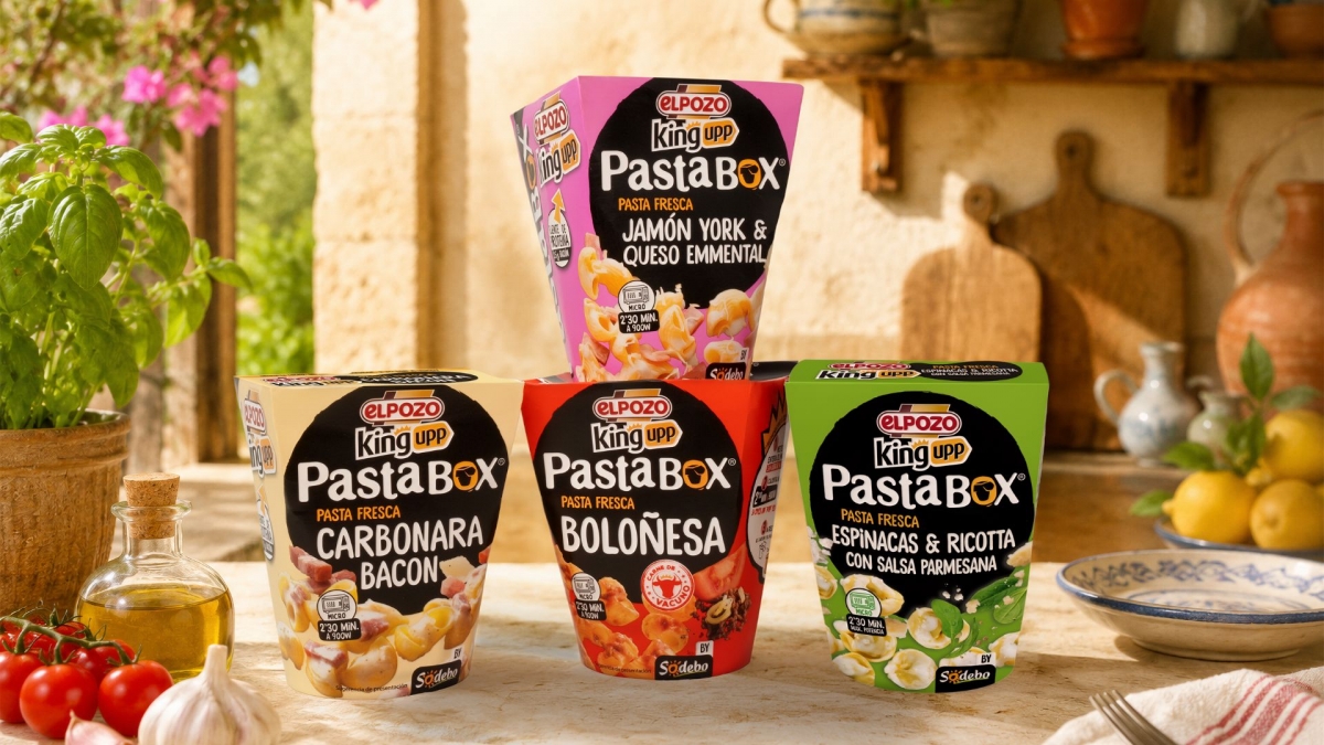 ElPozo King Upp amplía su oferta de platos preparados refrigerados con PastaBox