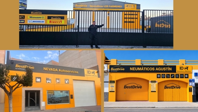 Tres talleres de Andalucía culminan su transición de Eurotyre hacia BestDrive 