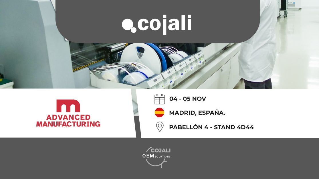 Cojali presentará sus servicios de fabricación electrónica a medida en Advanced Manufacturing Madrid