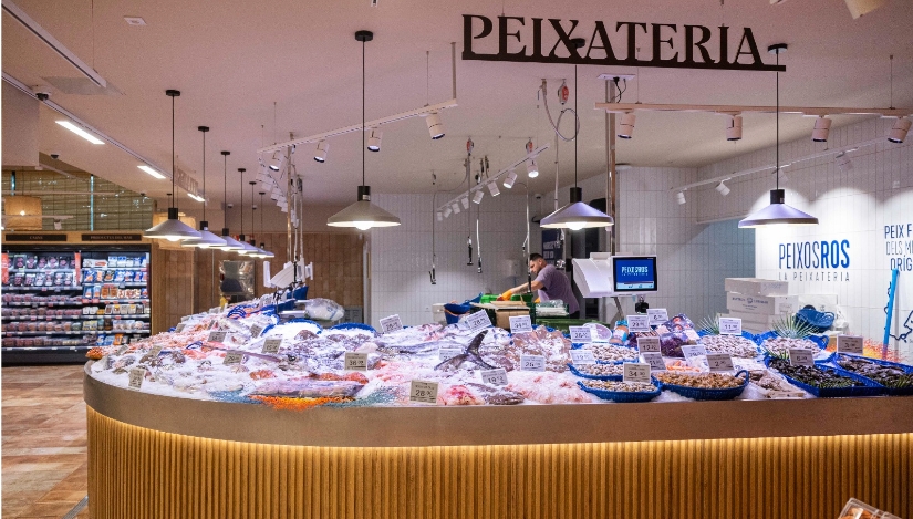 Pescadería del nuevo Ametller de Molins de Rei.