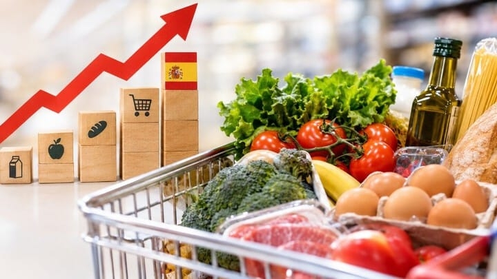 España encabeza la subida del precio de los alimentos en Europa: el IPC y el FMI disparan el coste de la cesta de la compra
