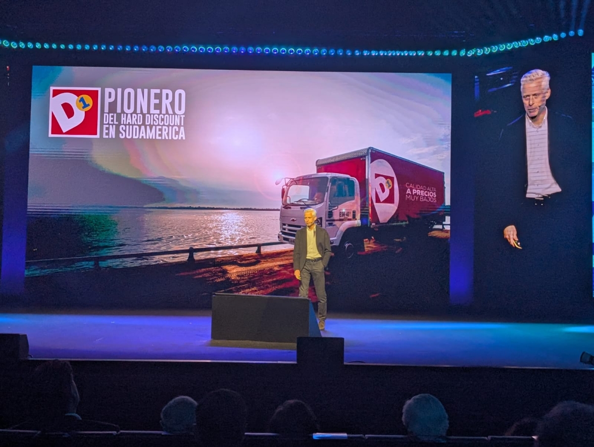 Christian Bäbler, CEO de D1, durante su presentación en el 41º Congreso Aecoc de Gran Consumo.