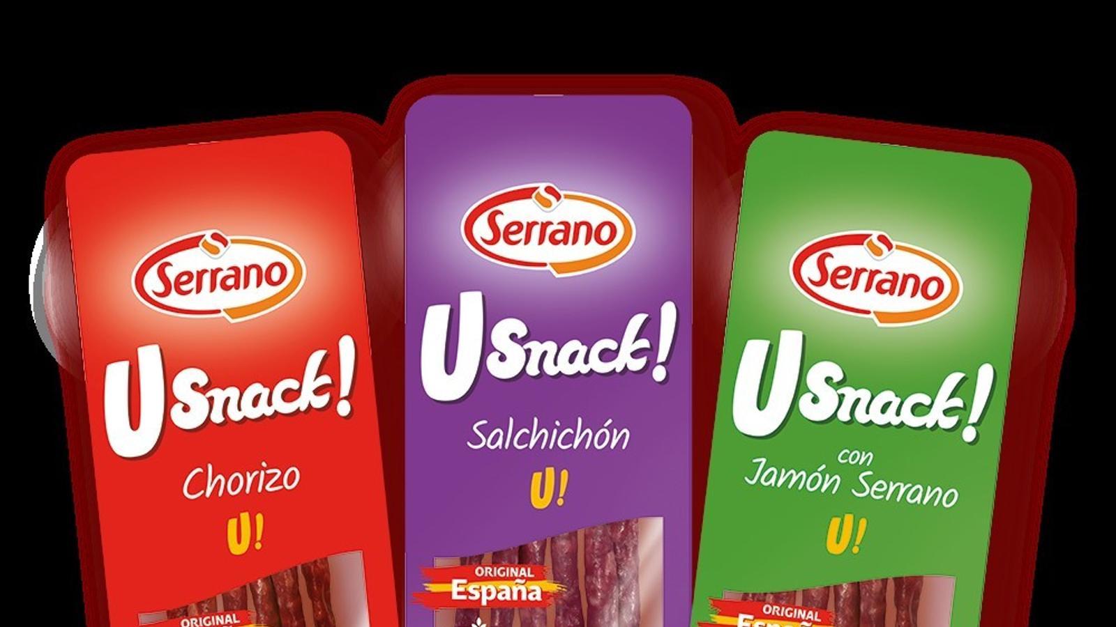 Serrano entra en una nueva categoría con su gama U Snack