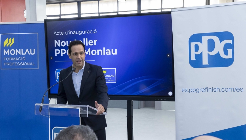 PPG y Fundación Monlau acercan a alumnos de FP la tecnología más avanzada en reparación de carrocerías