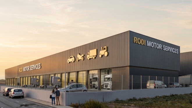 Rodi Motor Services proyecta su primer centro de distribución y su mayor taller de Lleida para finales de 2027