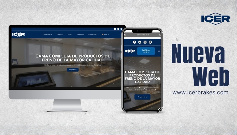 ICER renueva su web para facilitar el acceso a su gama de productos y novedades