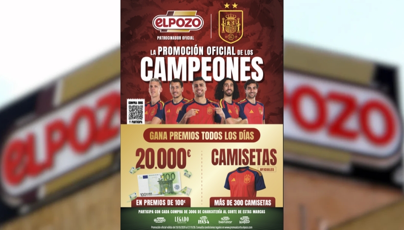 ElPozo lanza 'La promoción oficial de los campeones' con 20.000 euros en premios y camisetas de la Selección