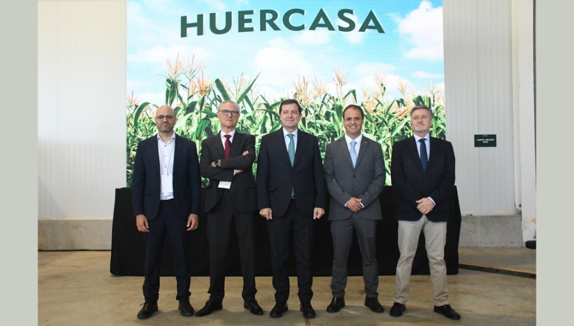 Huercasa inaugura su nueva fábrica en Sanchonuño (Segovia), la mayor planta de procesado de maíz dulce de Europa