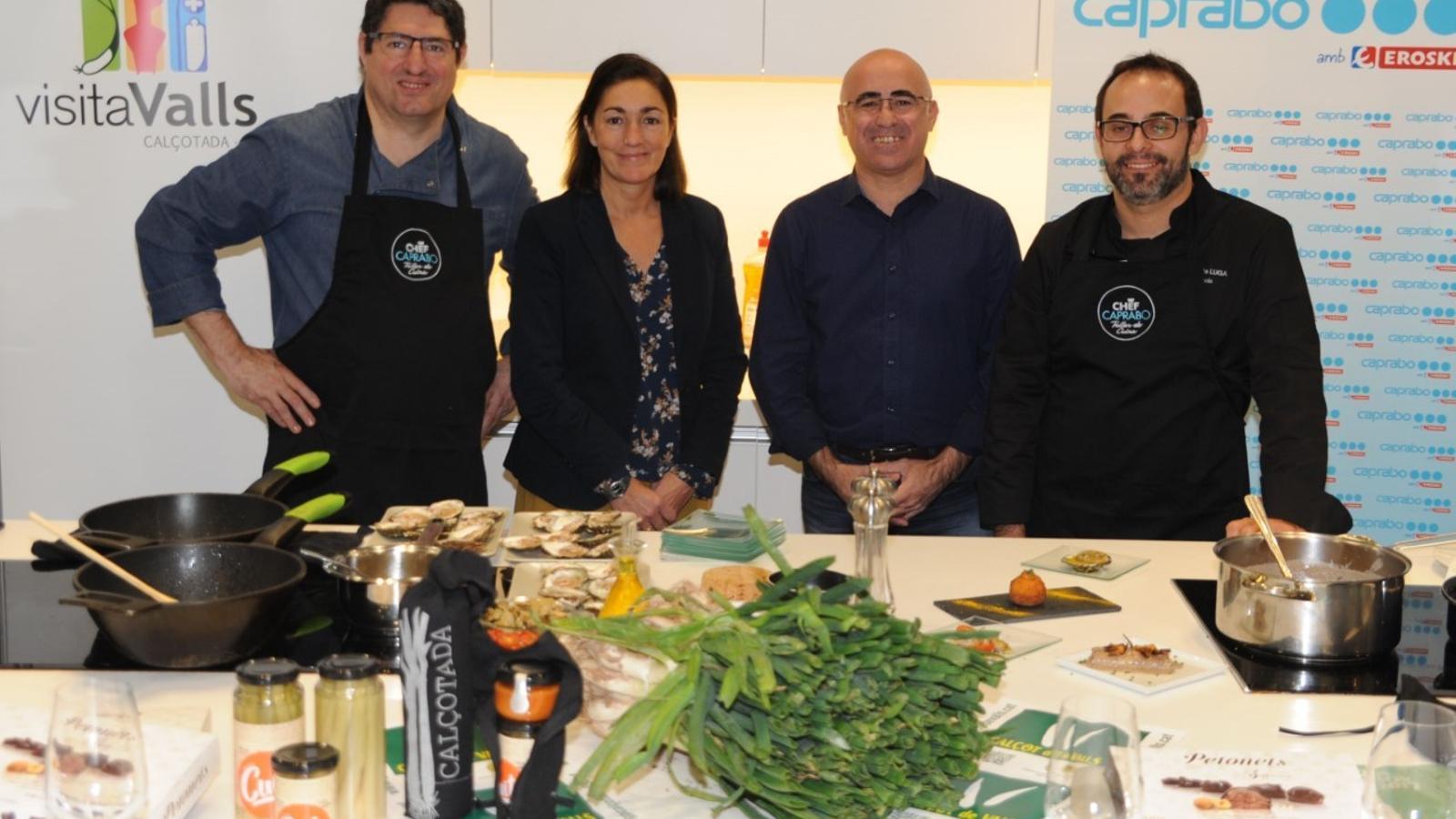 Presentación de la IV Jornada Gastronómica del Calçot de Valls - Caprabo