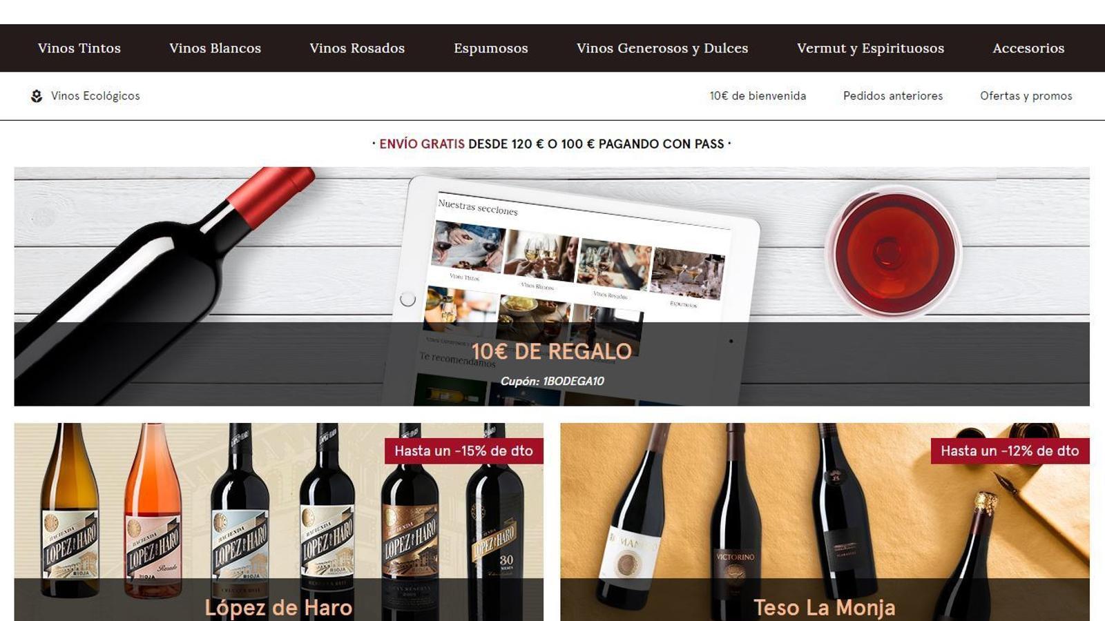 Imagen de la bodega online de Carrefour - 
