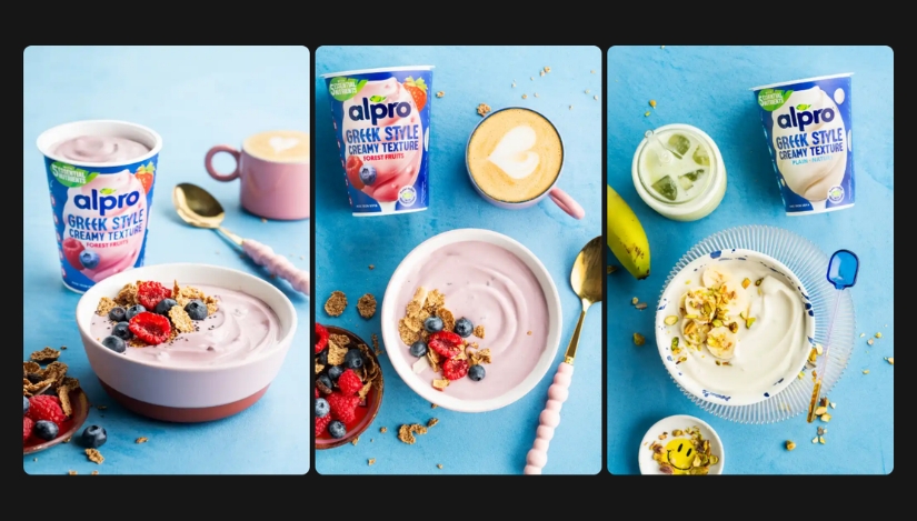 Alpro presenta su nueva gama de yogures vegetales Estilo Griego