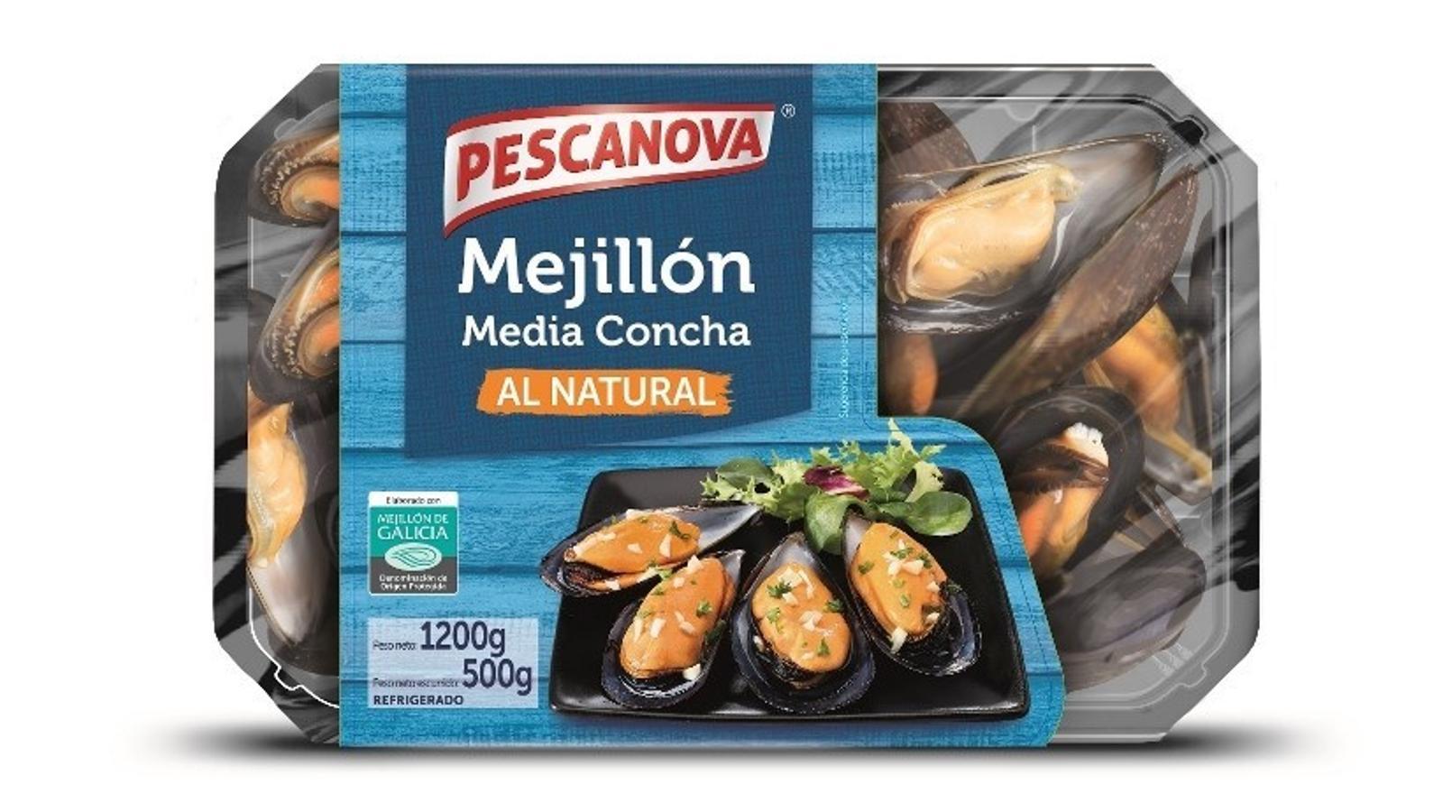 Mejillones media concha al natural de Nueva Pescanova - Nueva Pescanova